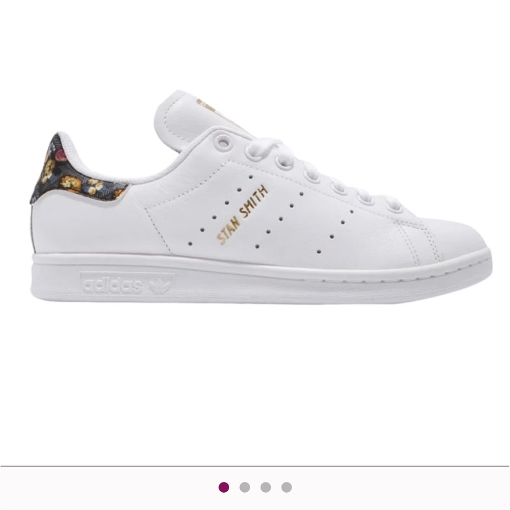 Adidas Stan Smith W White with Floral Detail